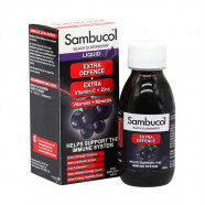 Купить Самбукол экстра защита для взрослых и детей старше 12 лет (Sambucol Extra Defence) сироп 120мл в Белгороде